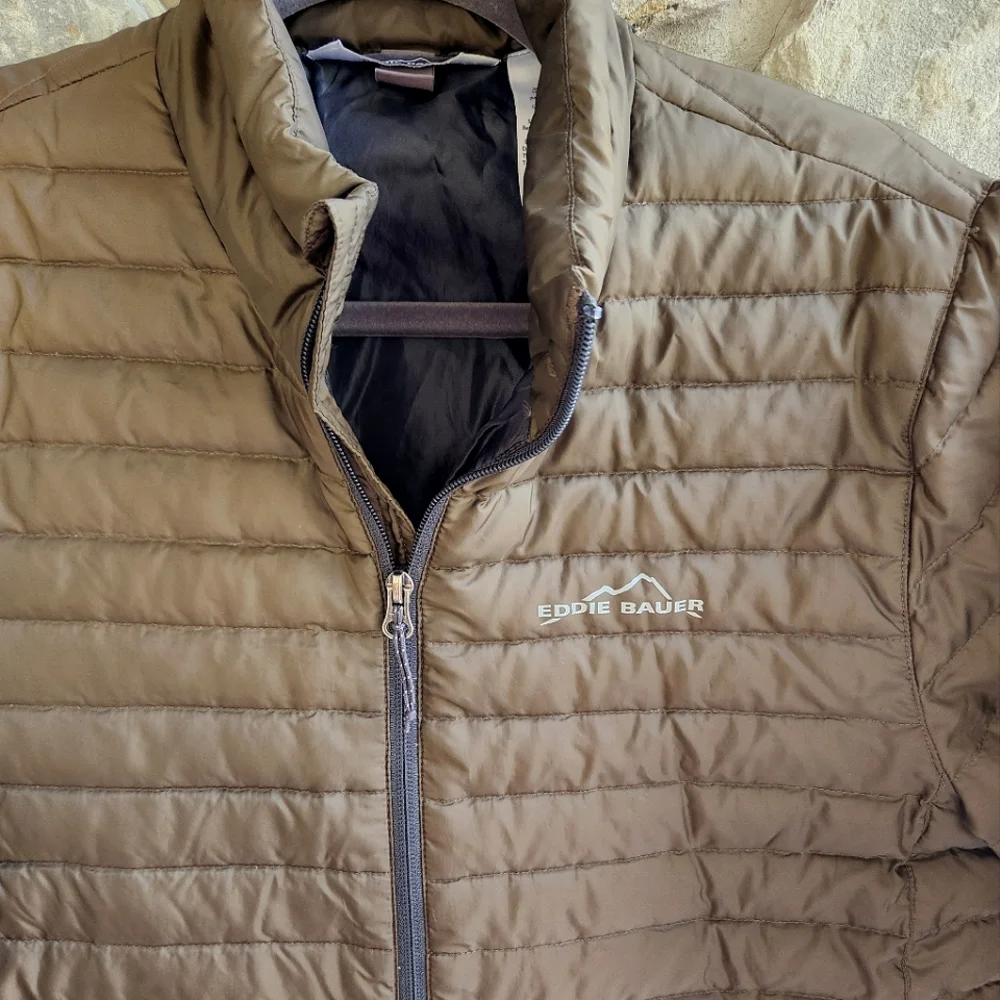 Mens Eddie Bauer Puffer Jacket- Size Small - Picture 4 of 9